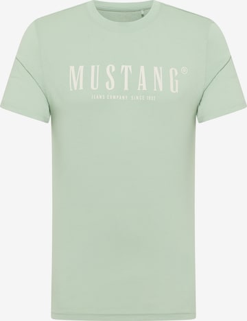 MUSTANG T-Shirt ' Style Austin ' in Grün: Vorderseite