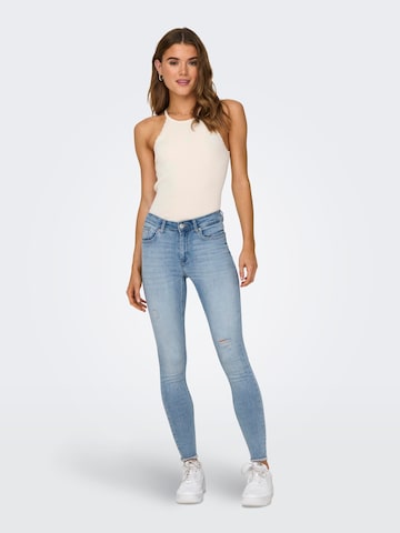 ONLY Skinny Jeans 'Blush' in Blau