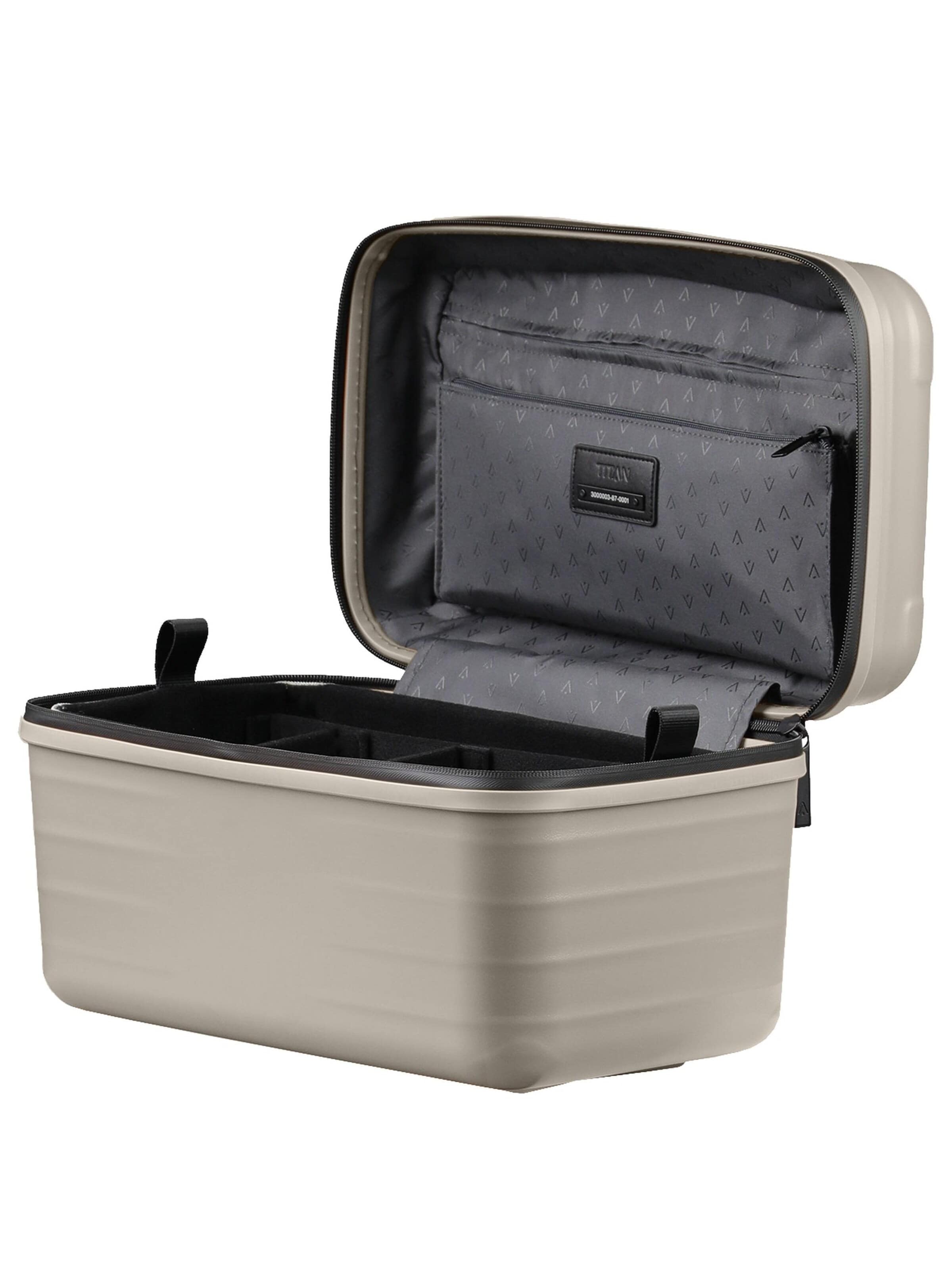 TITAN Kosmetiktasche 'UPGRADE'‌‌‌‌ in Beige