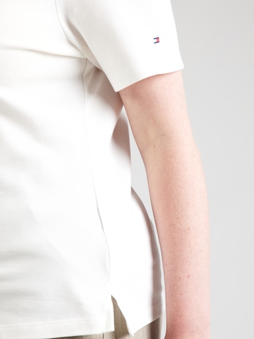 Tricou de la Tommy Hilfiger Curve pe alb