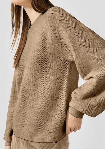 Pullover di QS in marrone: lato