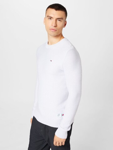 Tommy Jeans - Jersey en gris: frente