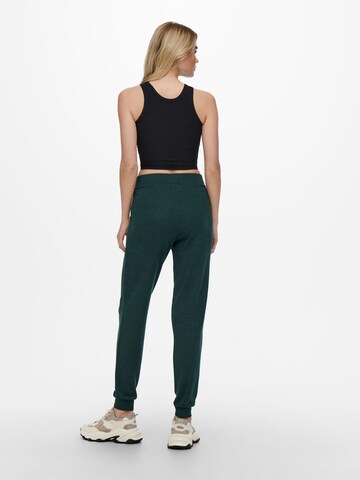 ONLY PLAY Tapered Sports trousers 'Siggi' in Green