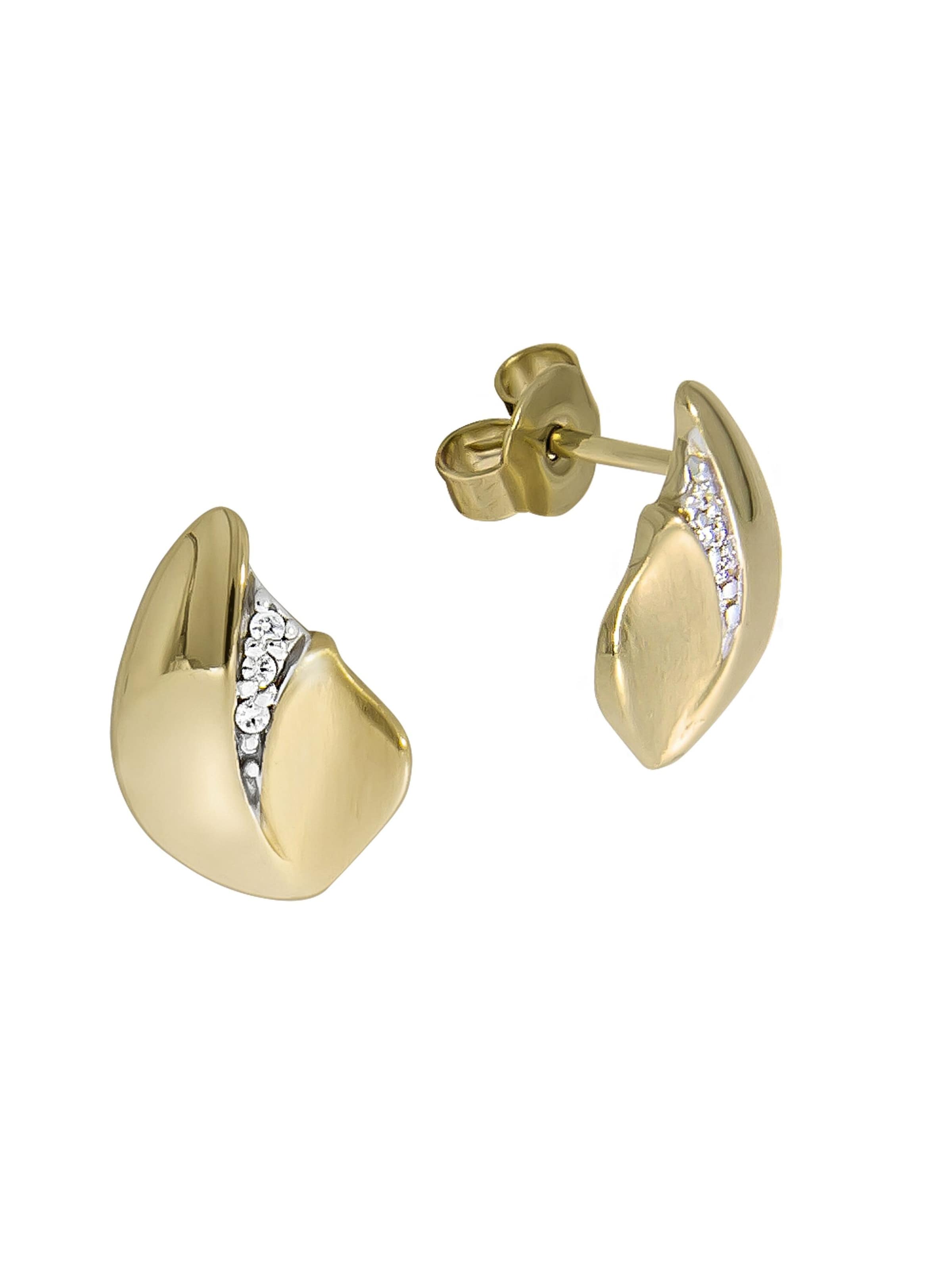 Fascination by Ellen K. Earrings in Yellow: front