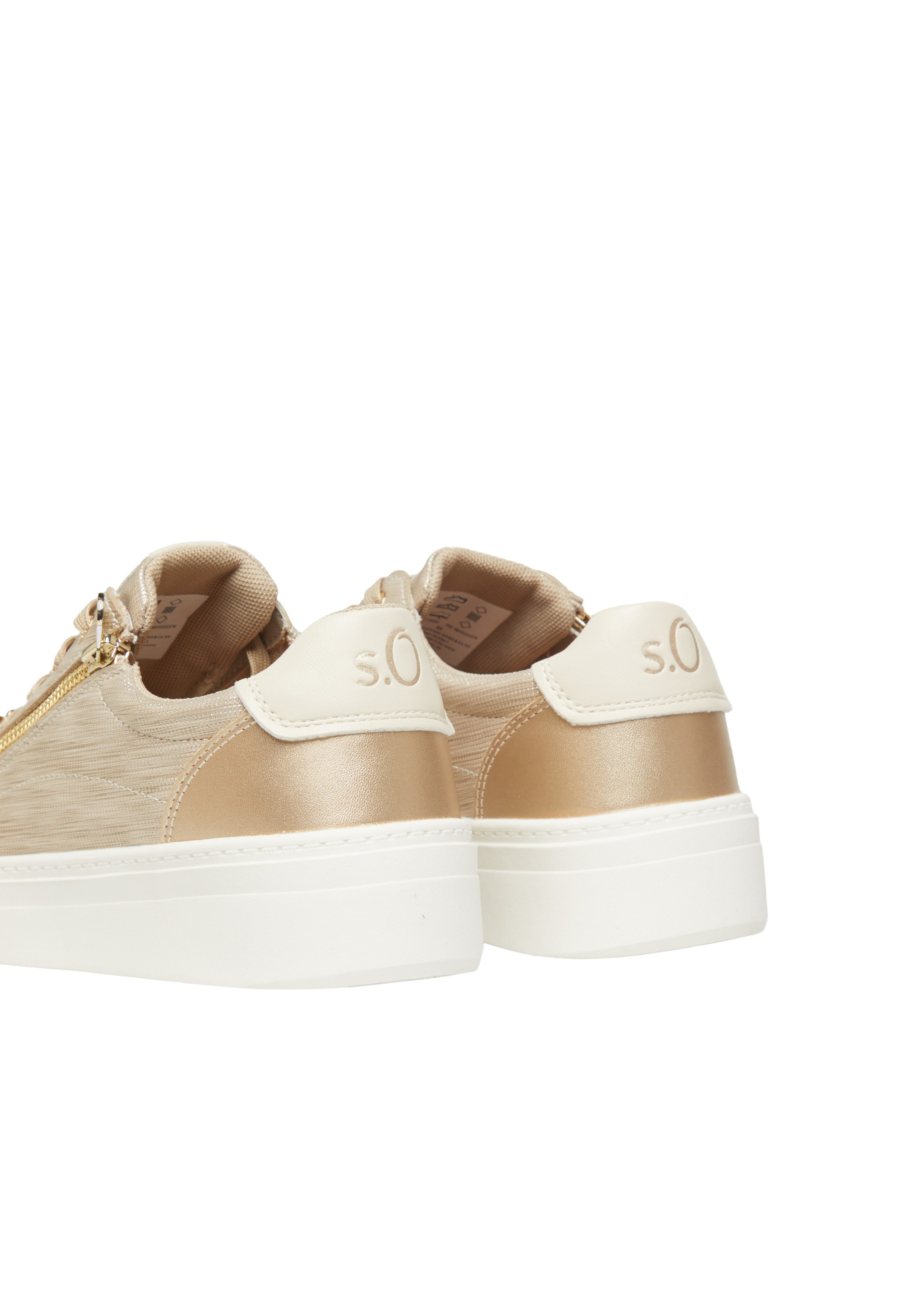 Baskets basses s.Oliver en or