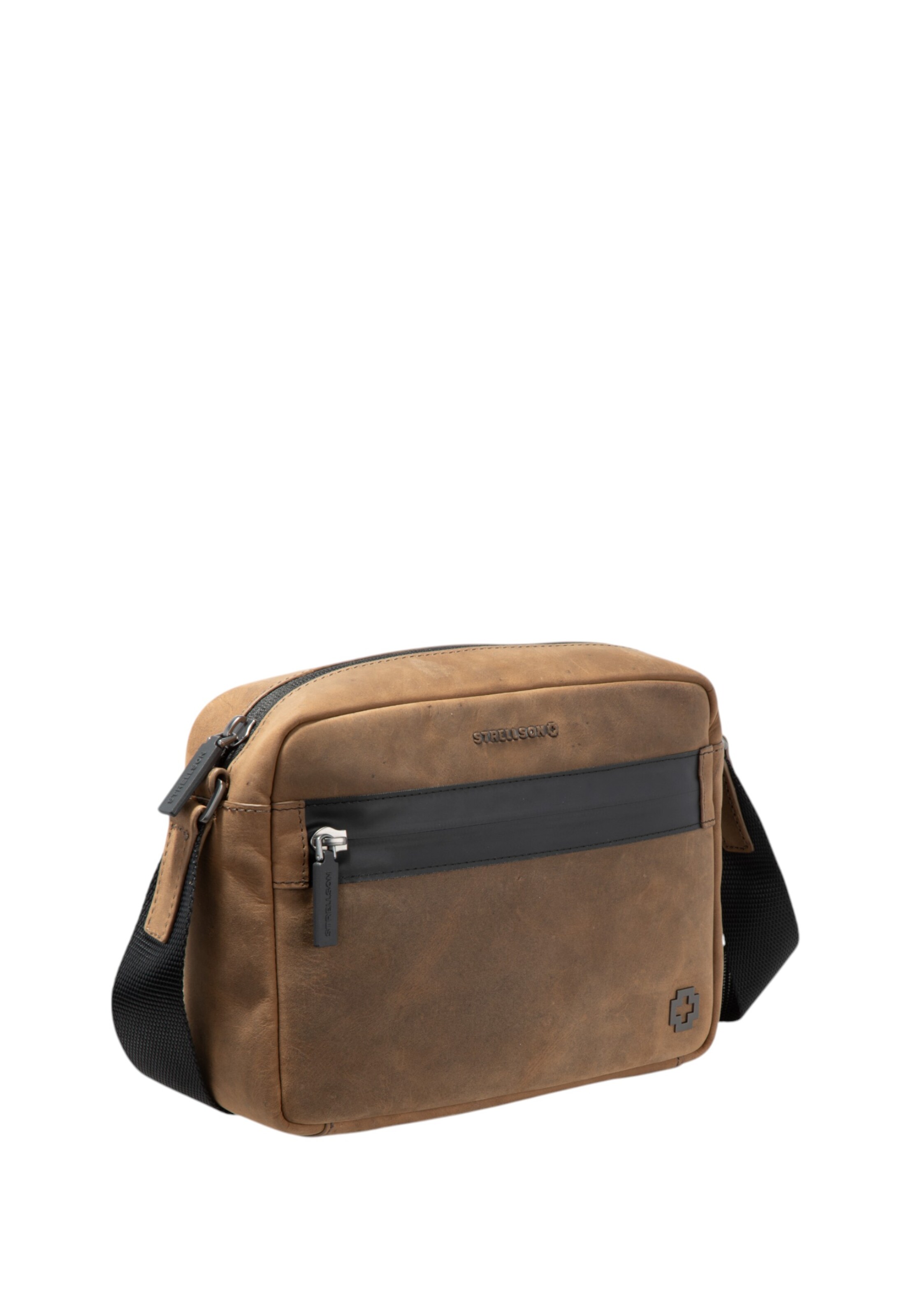 STRELLSON - Mala de ombro 'Bow Road Chade' em castanho