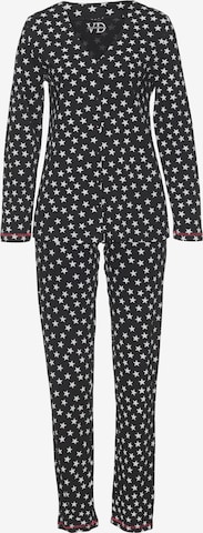 VIVANCE Pyjama in Schwarz