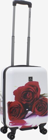 Saxoline Cart 'Roses' in White