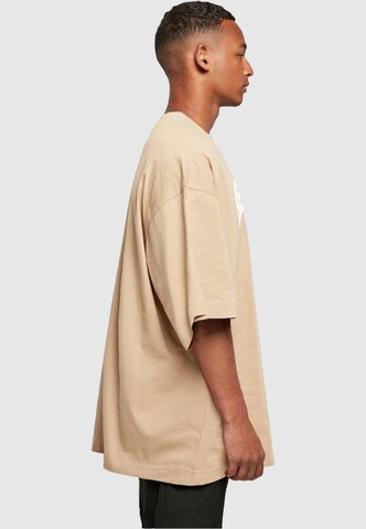 Merchcode Shirt 'Berlin Wording' in Beige