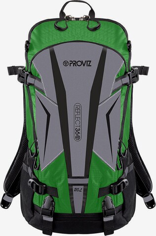 Proviz Sportrucksack 'REFLECT360' in Grün: predná strana