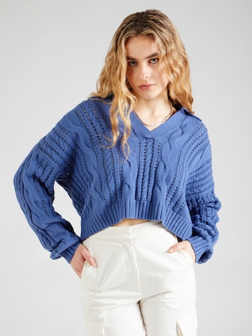 HOLLISTER Sweater in Blue: front