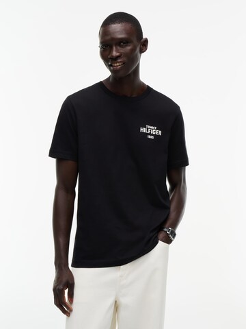 Tricou '1985' de la TOMMY HILFIGER pe negru: față