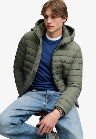 Superdry & Co Prechodná bunda 'Fuji' - Zelená
