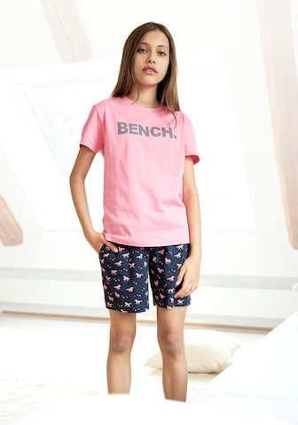 Pigiama di BENCH in rosa: frontale