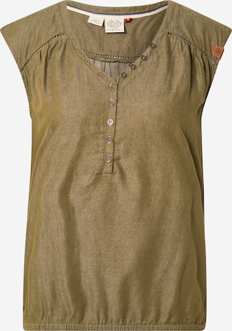 Ragwear Blouse in Green: front