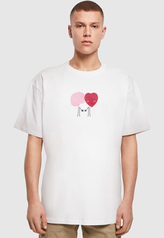 T-Shirt 'Hugs & Love - Emotional Balance' Merchcode en blanc : devant