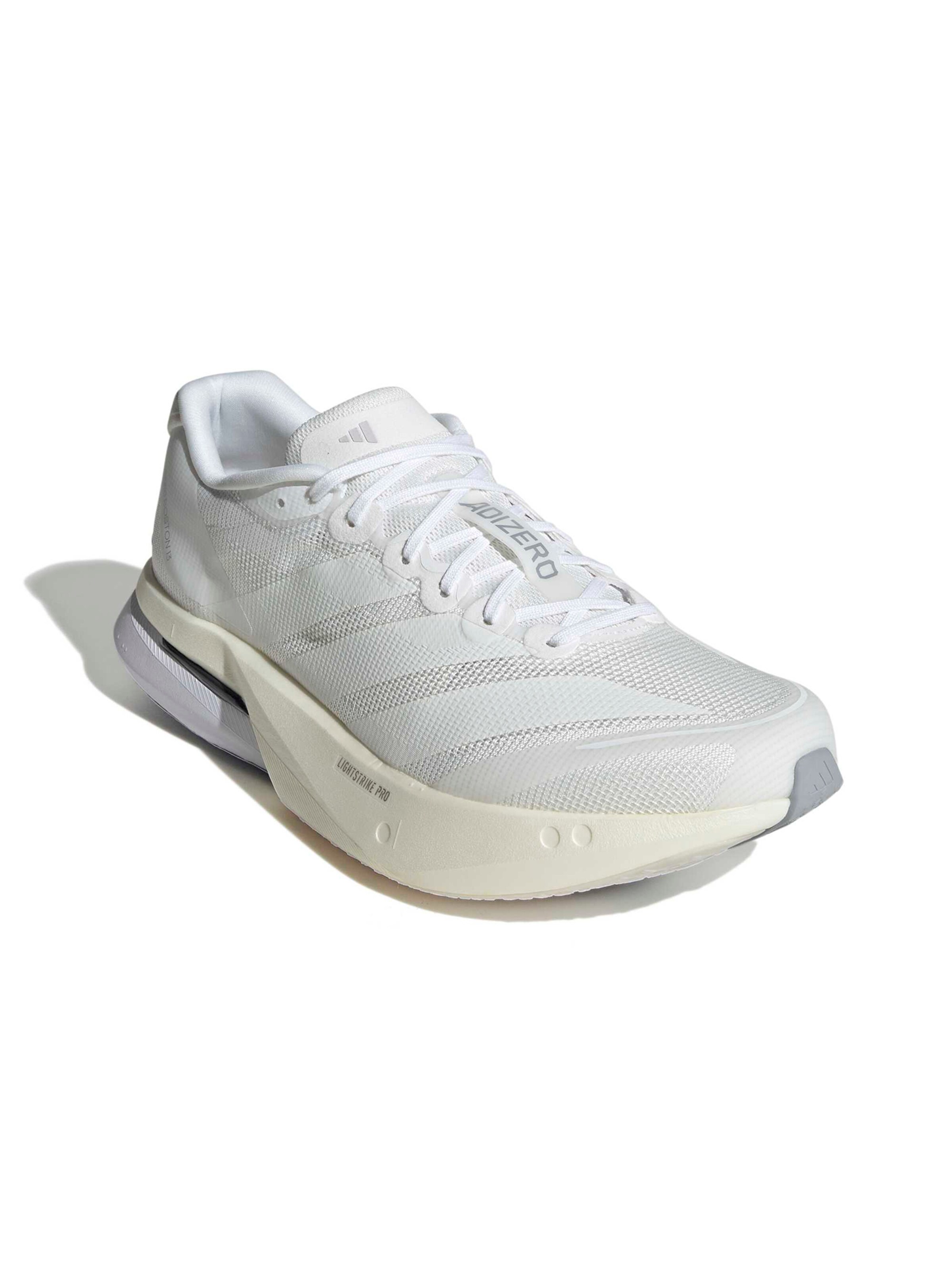 ADIDAS PERFORMANCE Skriešanas apavi 'ADIZERO BOSTON 13' pieejams 39-39,5, krāsa - tumši pelēks / gandrīz balts / olas čaumalas, Preces skats