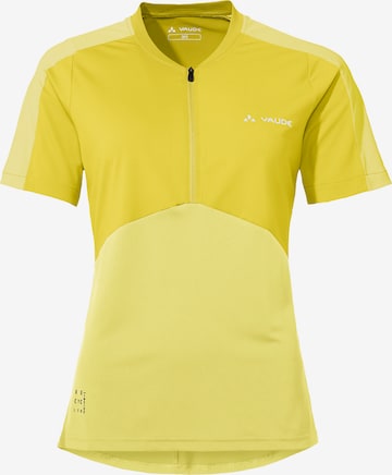 VAUDE Functioneel shirt 'W Altissimo ST II' in Geel: voorkant