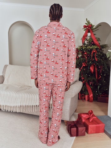 Pijama lungă de la Next pe roșu