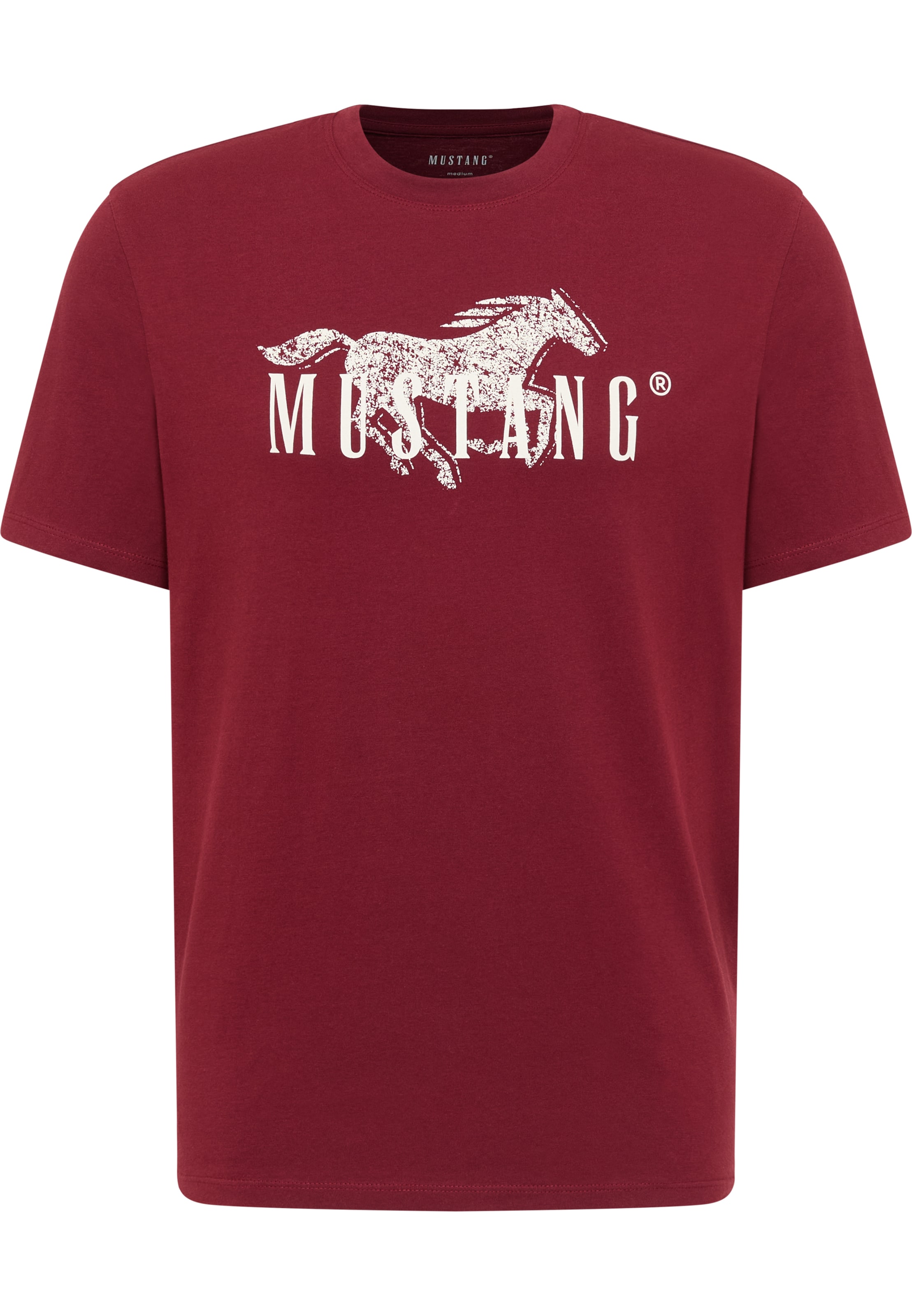 MUSTANG Shirt 'Style Austin' in Rot: Vorderseite