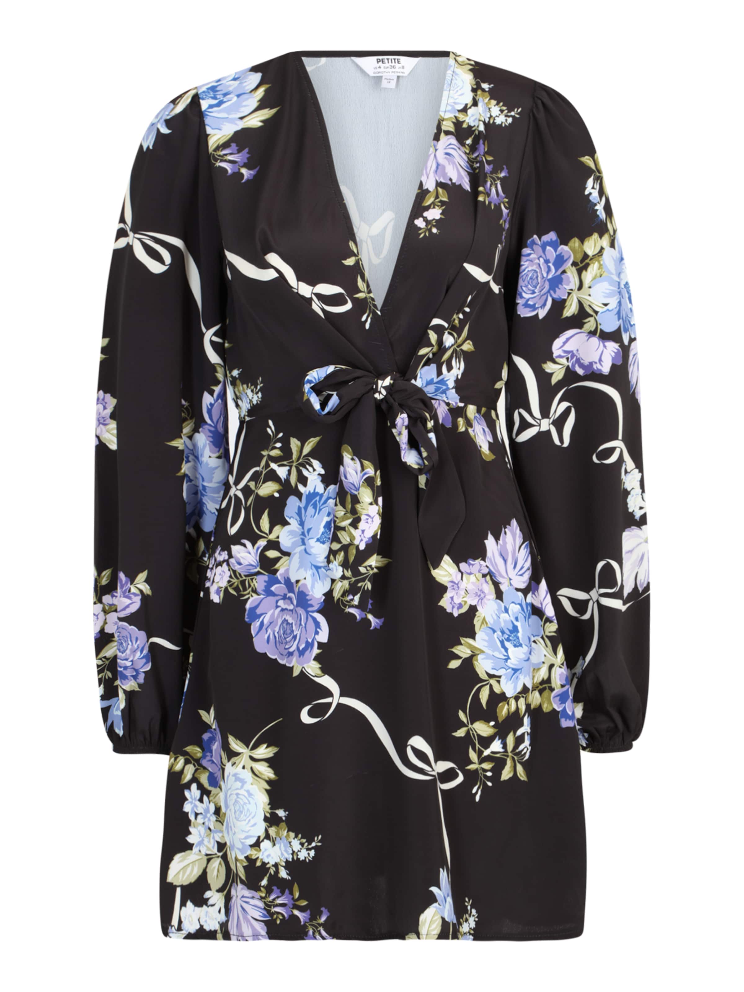 Dorothy Perkins Petite Dress in Black: front