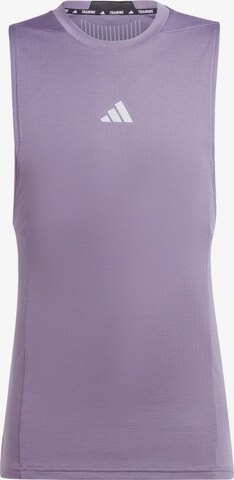 purpurinė ADIDAS PERFORMANCE Sportiniai marškinėliai 'Designed for Training': priekis