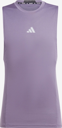 ADIDAS PERFORMANCE T-Shirt fonctionnel 'Designed for Training' en violet clair / blanc, Vue avec produit