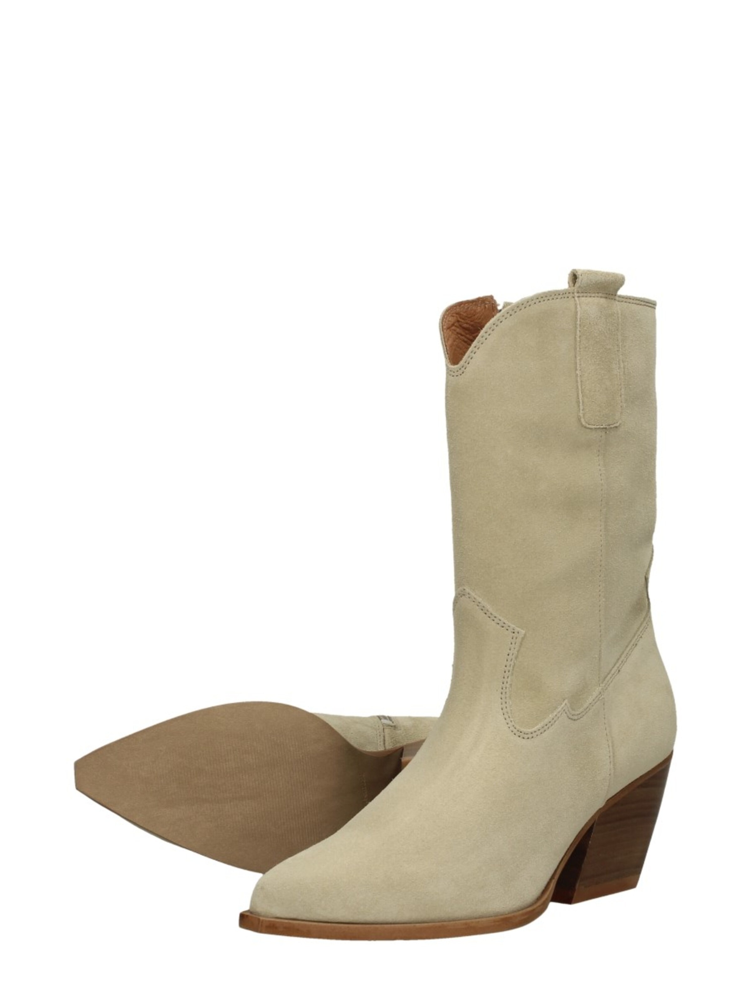 Red-Rag Boots 'Western laarsjes' in Beige
