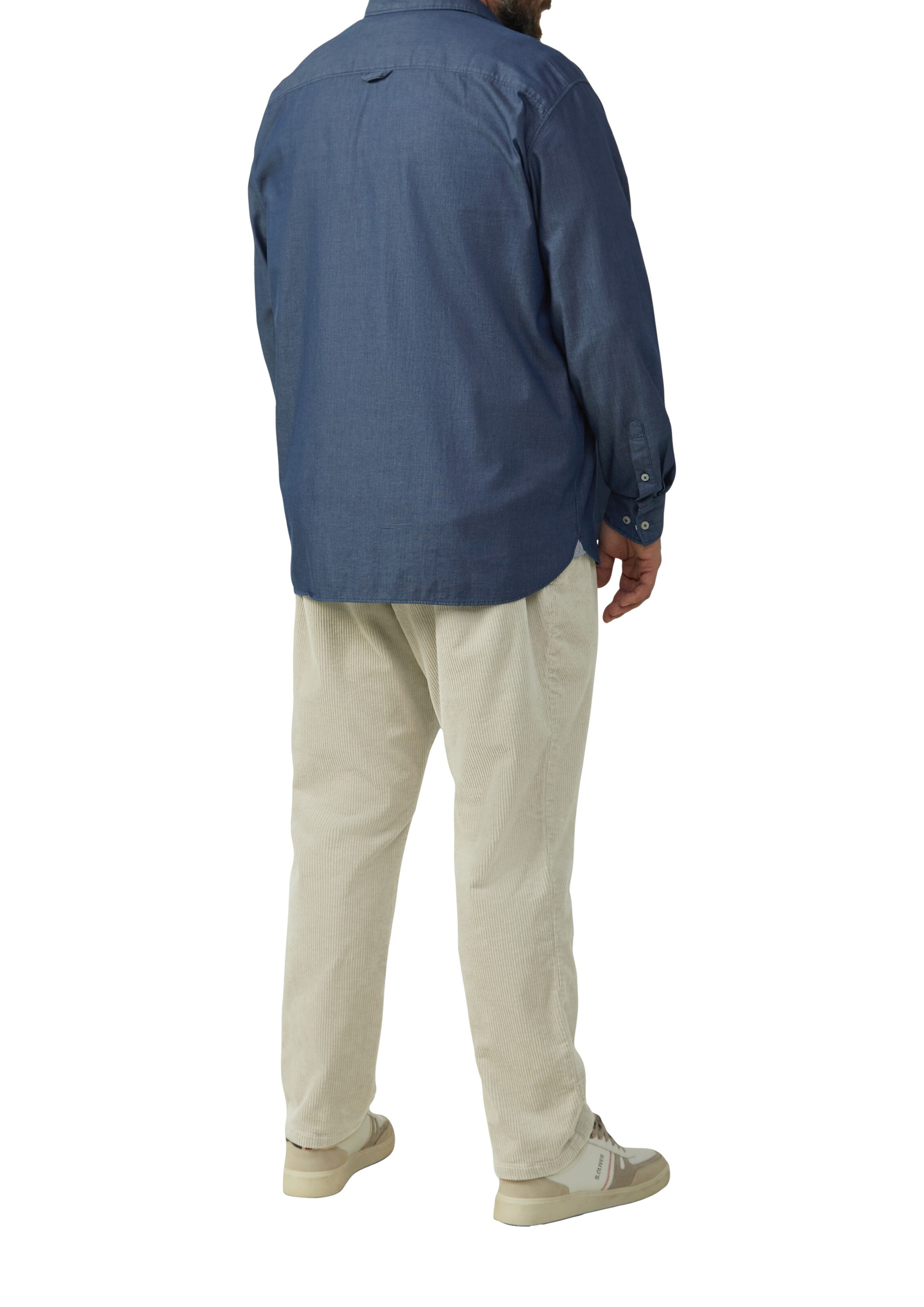 s.Oliver Men Big Sizes Regular Fit Hemd in Blau