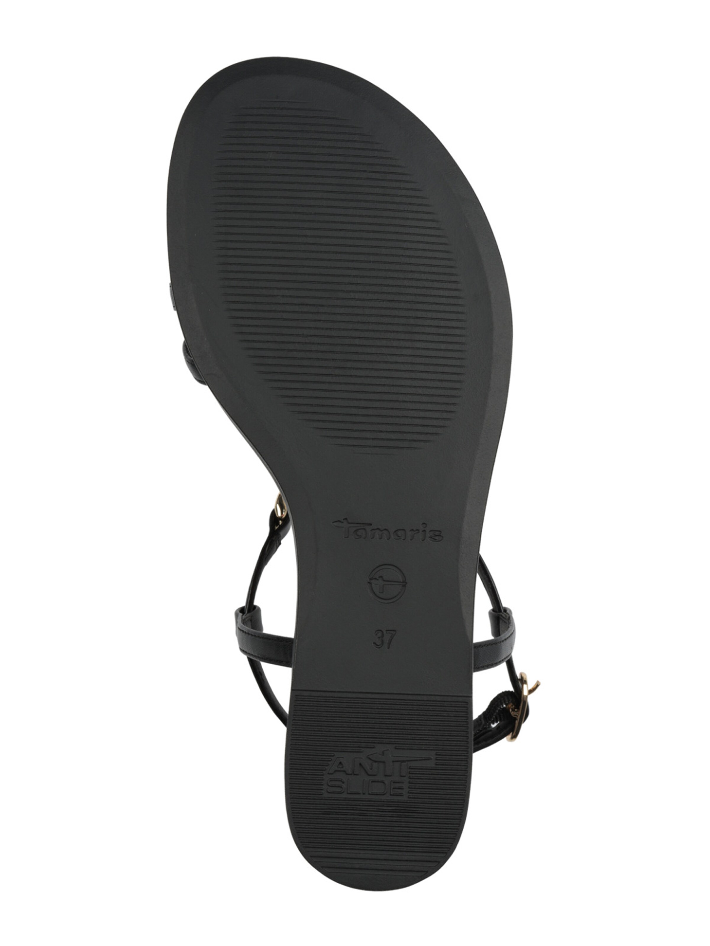Tamaris Strap sandal in Black