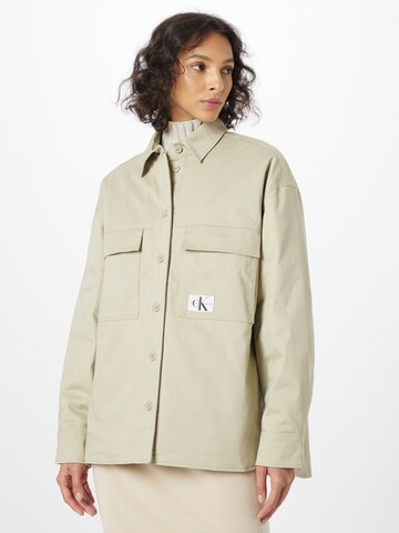 Calvin Klein Jeans Between-Season Jacket in Green: front