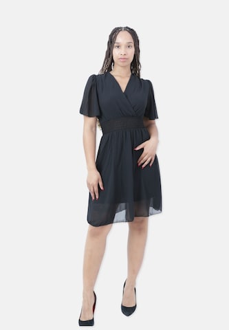 Elara Kleid in Schwarz: Vorderseite