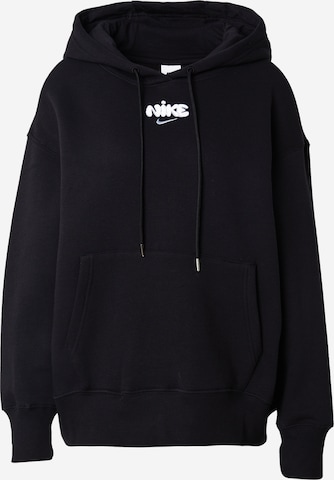 Nike Sportswear Collegepaita 'PHNX FLC' värissä musta: etupuoli