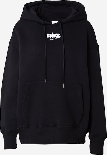 Megztinis be užsegimo 'PHNX FLC' iš Nike Sportswear, spalva – juoda / balta, Prekių apžvalga