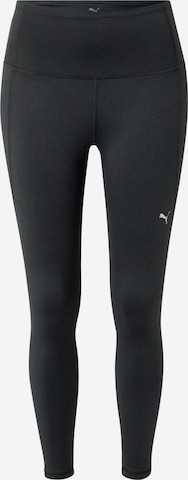 PUMA Skinny Sporthose in Schwarz: predná strana