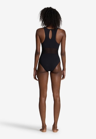 ARENA Bralette Sports swimsuit 'MESH PANELS VENT BACK' in Black