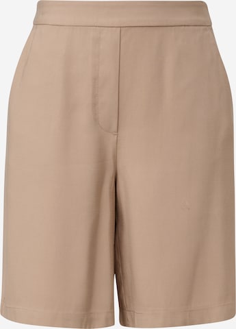 comma casual identity Wide Leg Hose in Beige: predná strana