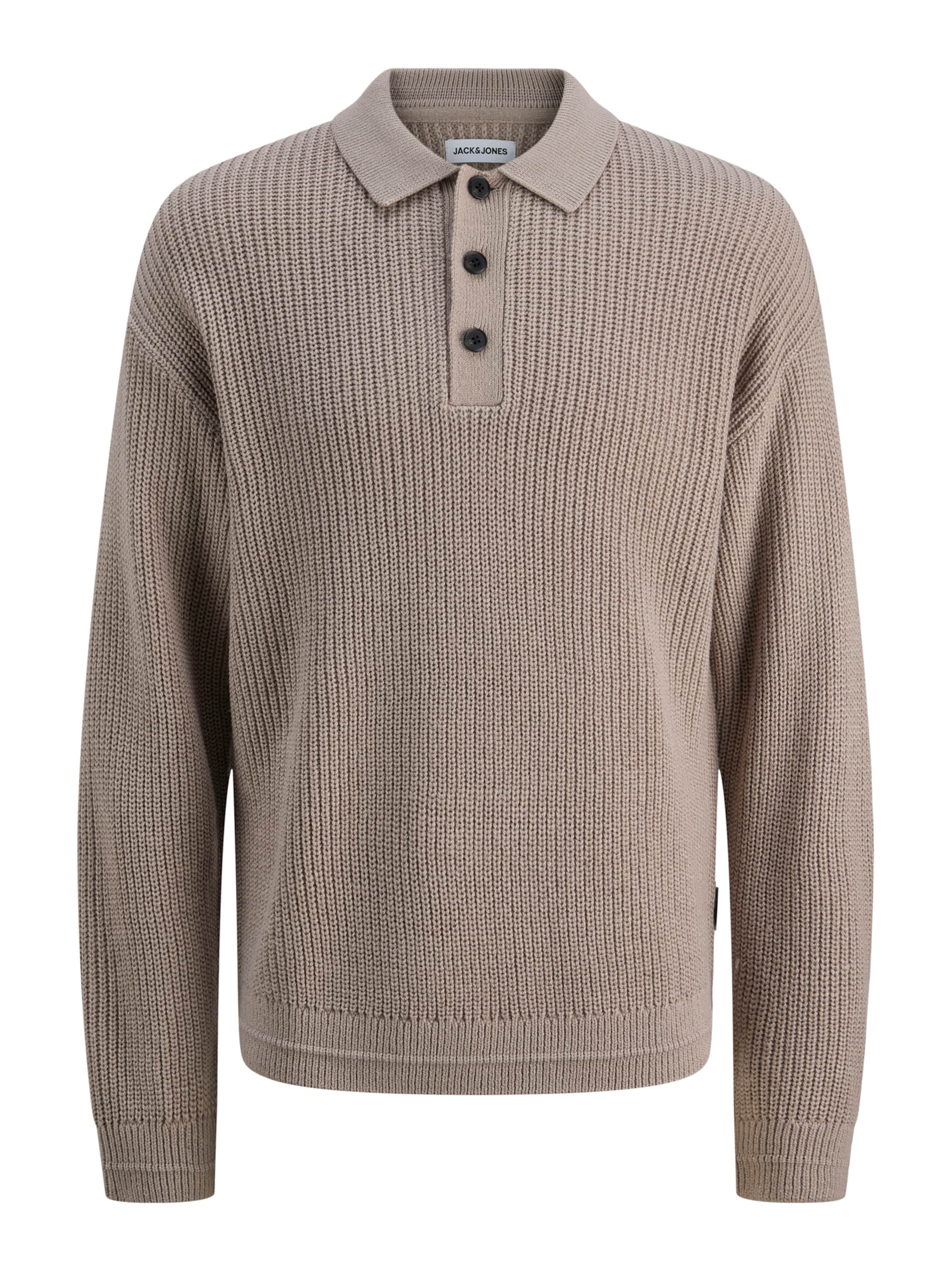 pilka JACK & JONES Megztinis 'JJKAITO': priekis