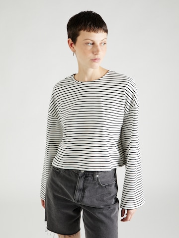 Noisy may Shirt 'MAISON' in Wit: voorkant