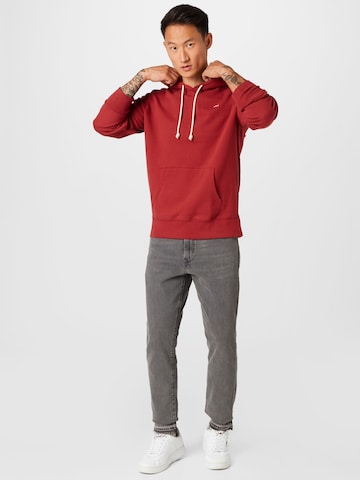 LEVI'S ® Regular fit Sweatshirt 'Original Housemark Hoodie' in Rood
