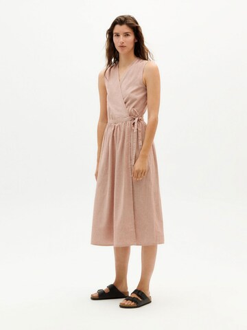 Thinking MU Summer Dress 'Amapola' in Beige: front