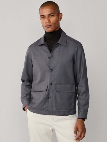 Veste mi-saison Hackett London en gris : devant