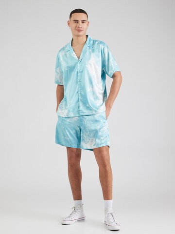 Carlo Colucci - Ajuste confortable Camisa en azul