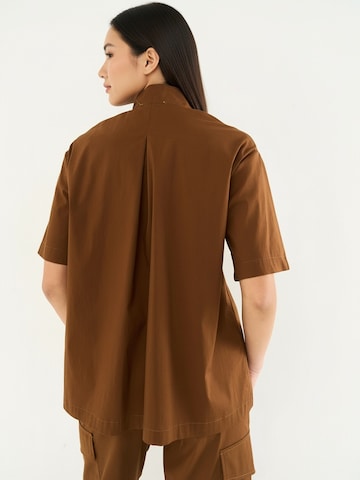 Camomilla Italia Blouse 'Claid' in Bruin