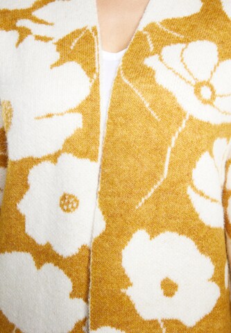 Usha Knit Cardigan 'Lurea' in Yellow