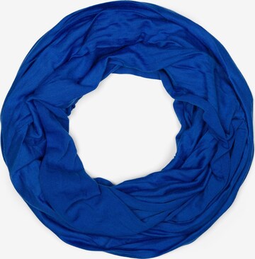 styleBREAKER Schlauchschal 'Jersey Loop in Crash Optik' in Blau: Vorderseite