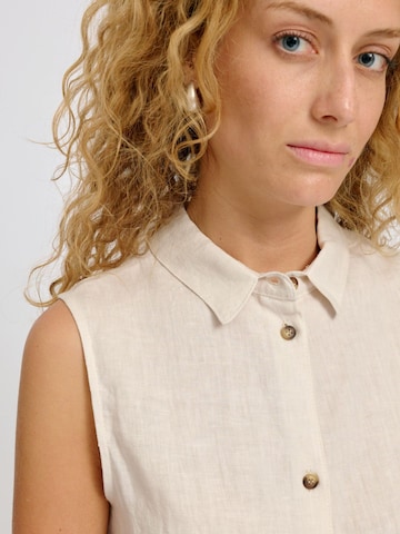 mazine Bluse 'Dina'‌ in Beige