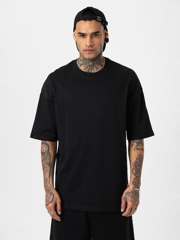 Dandalo T-Shirt 'Jelle' in Schwarz: Vorderseite