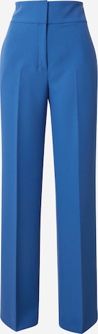 HUGO Wide leg Pleated Pants 'Himia' in Blue: front
