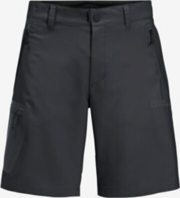 JACK WOLFSKIN Regular Workout Pants in Grey: front